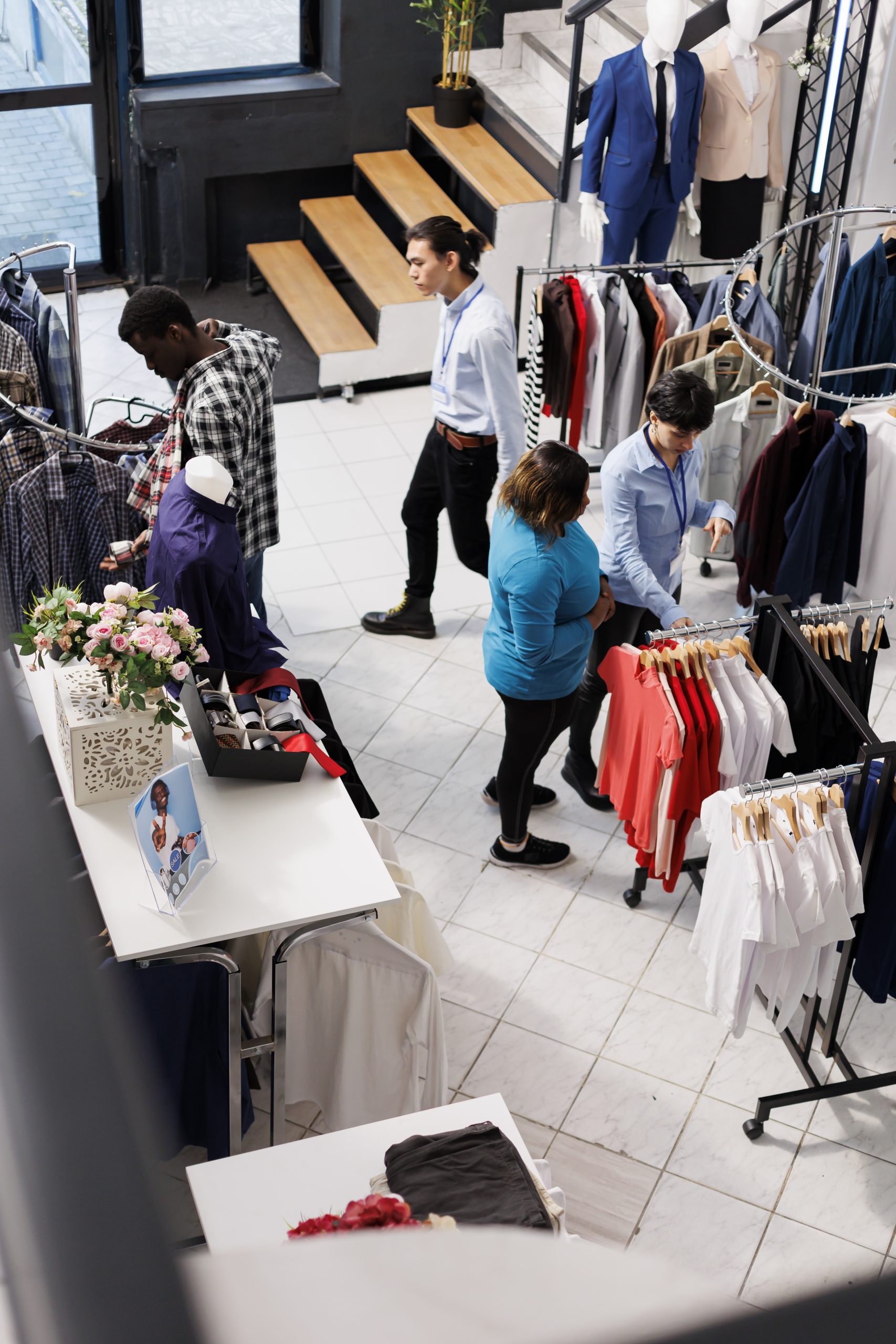 customers buying for formal wear